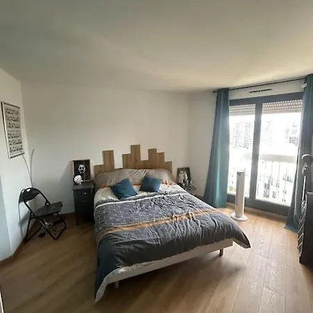 Superbe T2 Type Loft Proche Paris La Defense Arena Et 30 Min Stade De France Apartment Puteaux
